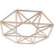 Ekena Millwork Guardian Wood Fretwork Pierced Ceiling Medallion, Alder, 32"OD x 12 1/2"ID x 3/8"T CMWP32X32X0375GDAL - alternate 3